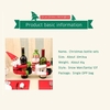 Nouvelle couverture de bouteille de vin de Noël Décoration de bouteille de vin de Noël
