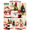 Nouvelle couverture de bouteille de vin de Noël Décoration de bouteille de vin de Noël