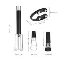 Nouvelle pompe à air de vin de pression ouvre-bouteille avec Foil Cutter Set à vin & Wine Pourer & Vacuum Stopper
