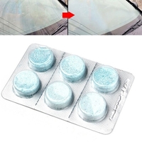 Nouvelle voiture solide essuie-glace fine auto nettoyage des vitres pare-brise verre nettoyant 6 pcs