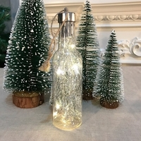 Nouvelles décorations de Noël en plastique lumineux