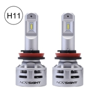 NOVSIGHT H4 H11 H7 9005 Voiture Led Phares H16JP 60 W 10000LM Conduite Brouillard Led Lumières Lampes Ampoules 6500 K Blanc D45