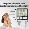NOYAFA JMS15 Hygromètre numérique à écran LCD Thermomètre à double humidité Température à l