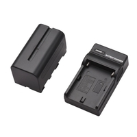 NP-F750/ NP-F770 Kit de batterie et chargeur pour appareil photo 1PC 7.2V 5200mAh Grande batterie rechargeable avec remplacement de câble USB pour SONY NP-F550 F570 F750 F770 F960 F970