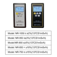 NR-1050 Détecteur de rayonnement nucléaire portable portable Affichage LCD Testeur radioactif domestique Compteur Geiger β Y Détection de rayons X Vibrations sonores Lumière Triple alarme Détecteur de rayonnement nucléaire pratique