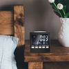 Numérique Affichage Thermomètre Humidité Horloge Coloré Intérieur Extérieur Température Moniteur Alarme LCD Alarme Calendrier Météo avec Snooze Fonction
