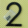 Numéro de maison 5 pouces Numéro de maison en acier inoxydable durable 3 Trois numéros d