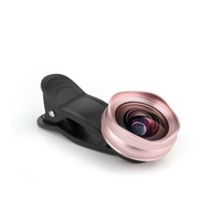 Objectif de caméra pour smartphone HD 2-en-1 5K 0, 45X grand angle + objectif de téléphone macro 15X avec clip universel