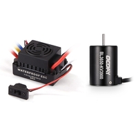 OCDAY 3650 3900KV Moteur sans capteur sans balai avec ESC étanche 60A pour camion de voiture 1/10 RC