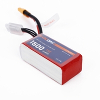 OCDAY 3S 11.1V 1500mAh 75C haute vitesse LiPo batterie XT60 pour QAV180 220 250 RC FPV Racing Quadcopter Drone