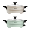 OCOOKER Hot Pot double divisé deux saveurs ustensiles de cuisine petit mouton pot chaud pot soupe marmite hiver fête outils de cuisson 1500 W 220 V