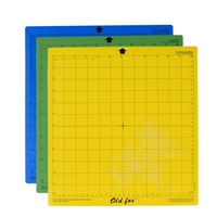 OLD FOX 3 pièces 12 * 12 pouces tapis de coupe de remplacement StrongGrip / StandardGrip / LightGrip adhésif tapis de coupe quadrillé antidérapant Compatible