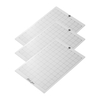 OLD FOX Tapis de découpe de remplacement Tapis adhésif transparent avec grille de mesure 8 par 12 pouces pour machine de traceur Silhouette Cameo Cricut Explore,  3 pièces