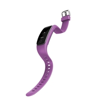OLED Water-Proof BT4.0 Smart Wrist Band 0.96 "Touch Screen Smart Bracelet Fitness Tracker Cardio-fréquence Podomètre Sleep Monitor Alarm pour IOS 7.1 et Android 4.4 ou ci-dessus