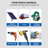 Onduleur à onde sinuso dale pure 2000W 12VDC entrée 110VAC sortie 12VDC à 110VAC convertisseur solaire hors réseau pour la maison RV camion voyage sur route Camping