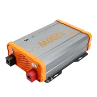 Onduleur à ondes sinusaires purs 1200W Entrée 12VDC 110VAC Sortie 12VDC à 110VAC Convertisseur solaire hors réseau pour camping de camions à domicile