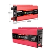 Onduleur de voiture 500W 12V à 110V AC Convertisseur solaire LCD Onduleur sinuso dal modifié numérique avec prises AC Port de charge USB Interrupteur marche-arrêt pour panneau solaire de voiture RV