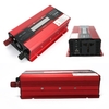 Onduleur de voiture 500W 12V à 220V AC Convertisseur solaire LCD Onduleur sinuso dal modifié numérique avec prises AC Port de charge USB Interrupteur marche-arrêt pour panneau solaire de voiture RV