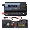 Onduleur de voiture intelligent 4 ports de sortie USB Convertisseur sinuso dal modifié avec écran LCD