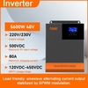 Onduleur solaire multifonctionnel de 5, 6 kW Onduleur solaire SineWave pur 80A Contrôleur solaire mixte