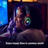 ONIKUMA X10 casque filaire son surround casques stéréo casque de jeu supra-auriculaire avec micro antibruit lumières rvb pour joueur d