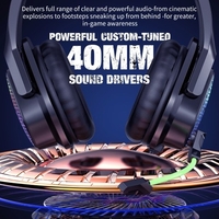 ONIKUMA X3 casque filaire avec microphone casques de jeu lumières rvb écouteurs antibruit pour ordinateur PC Gamer