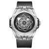 ONOLA montre à quartz pour hommes avec bracelet en cuir montre-bracelet multifonction de mode 3ATM montres