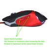 Optique ergonomique professionnel Esport Gaming Mouse Souris réglable 3200 DPI Respiration LED 6 boutons USB filaire pour Mac PC portable Ordinateur