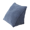 Oreiller triangulaire Oreiller de lecture confortable avec poche zippée Triangle Wedge traversin Petit oreiller de soutien du dos Cushie Oreillers pour bureau Maison Lit Canapé