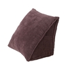 Oreiller triangulaire Oreiller de lecture confortable avec poche zippée Triangle Wedge traversin Petit oreiller de soutien du dos Cushie Oreillers pour bureau Maison Lit Canapé