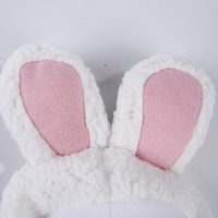 Oreilles de lapin mignons chapeau pour chat cosplay vêtements fantaisie animal bonnet de lapin halloween Pâques anniversaire photo shoot robe pour chat