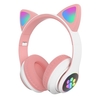 Oreillette de chat pliable BT 5.0 avec effet d