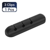 Organisateur de câble en silicone Support de câble Cordon de gestion d
