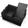 Organisateur de coffre de voiture boîte de rangement pliable multi-compartiments organisateur de voiture avec poche latérale pour voiture camion SUV