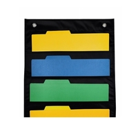 Organisateur de fichiers mural suspendu grand tableau de poche de rangement 5 poches