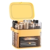 Organisateur de maquillage Boîte de rangement pour cosmétiques résistant à la poussière et à l