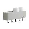 Organisateur de pâte dentifrice ABS sans poinçon pour porte-brosse à dents polyvalent pour usage domestique