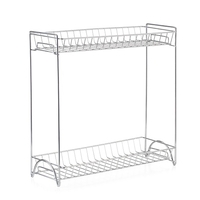 Organisateur de rangement de comptoir de salle de bain cuisine 2 niveaux