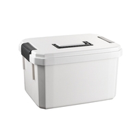 Organisateur de rangement portable avec poignée,  petite boîte,  compartiments séparés,  conteneurs pour poche de voyage