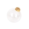 Ornements de Noël boule transparente 6 cm/2.36in boule de décoration transparente en plastique bricolage boules à remplir pour les Festivals de fête de mariage