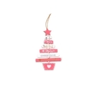 Ornements de Noël en bois Arbre de Noël Étiquettes suspendues Pendentif Embellissements Artisanat Décor Style 3