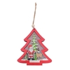 Ornements en bois de Noël décorations d