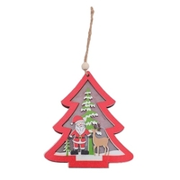 Ornements en bois de Noël décorations d