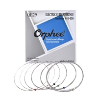 Orphee QE29 Corde de guitare électrique 6pcs / Set (.011-.050) Hexagonale Noyau en acier Nickel Alliage Tension moyenne