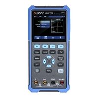Oscilloscope numérique portable OWON 3-en-1 multimètre HDS272S 2CH 70MHz bande passante 20000 comptes