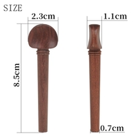 OUD Pegs Piquets en acajou avec œillets persans Set pour Oud 12pcs