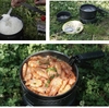 Outdoor Camping pique-nique casseroles casserole bol Pot pince Clip main pince en aluminium anodisé