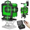 Outil de niveau Laser multifonctionnel KKmoon 4D 16 lignes Lignes horizontales verticales avec fonction d