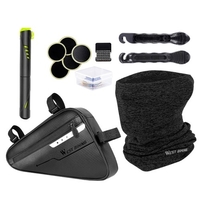 Outil de réparation de sac de vélo WEST BIKING Costume multifonction Kit de réparation de pneu de masque facial