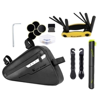 Outil de réparation de sac de vélo WEST BIKING Costume multifonction Kit de réparation de pneu de masque facial